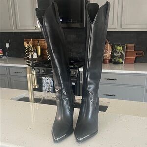 Gianni Bini Lomax Leather Western Boots